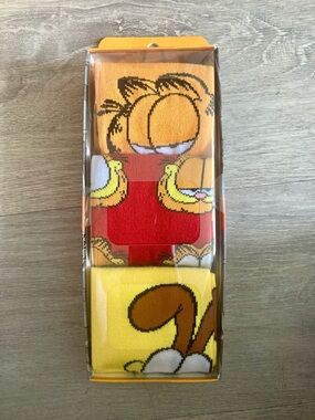 Garfield Cartoon Cree Socks 3-Pack